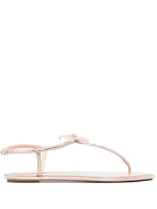 Сандалии Peach Flower René Caovilla, нейтральный