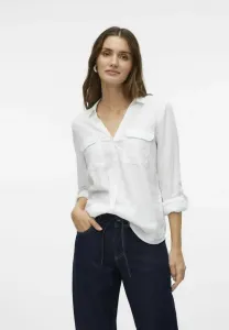 Блузка vmlinn на пуговицах Vero Moda, Snow White