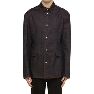 Рубашка мужская коричневая Prada, коричневый