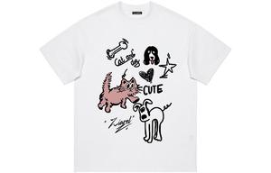 Футболка Unisex Crew Neck Moderate Straight Fit ZIAREL, белый