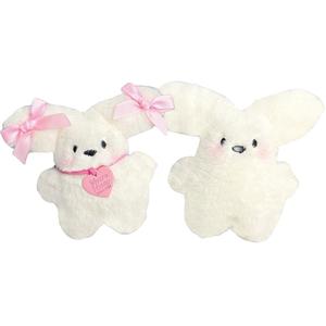 FKOFR Плюшевый кулон с собакой в синем бантике, высота 10,5 см