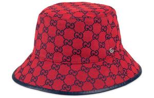Панама Gucci с узором, красный