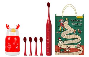 Электрическая зубная щетка AUX, красный