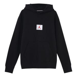 Толстовка Air Jordan Flight Logo Casual Sports Fleece Lined Pullover Black, черный