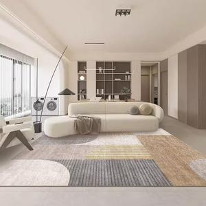 Saipos Ковер 300х400 см из искусственной шерсти для гостиной, нестандартной формы, устойчивый к загрязнениям, в стиле инс Hua Xi Di-A08