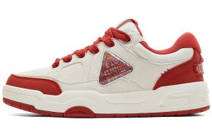 PEAK Кроссовки для скейтбординга Extreme National Creativity, низкие, мужские, парусиновые, белые/красные