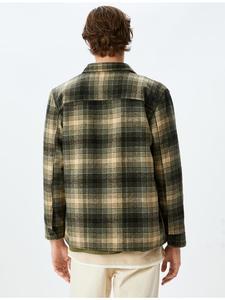 Рубашка зеленого цвета KOTON