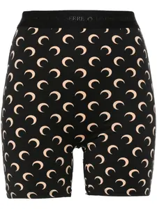 Шорты с принтом Crescent Moon Marine Serre, черный