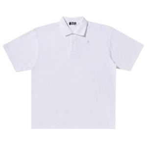 Поло BAPE Ape Head Towelling Polo 'White', белый