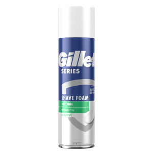 Gillette Series Sensitive пена для бритья для чувствительной кожи, 250 мл