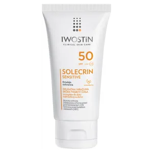 Iwostin Solecrin Sensitive солнцезащитная эмульсия SPF50, 100 мл