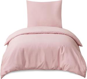 Комплект постельного белья RUIKASI, 2 предмета, 155х220/80x80, ярко-розовый