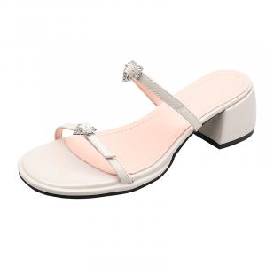 TATAYA Скользящие тапочки для женщин с резиновой подошвой, устойчивой к истиранию, абрикосовые, цвет Apricot