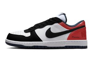 Nike Большие черный с красной амортизацией, износостойкие низкие скейтбордные кроссовки унисекс