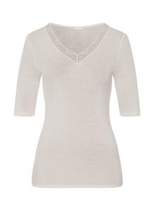 Нижняя рубашка Hanro  Woolen Lace, White/Off White