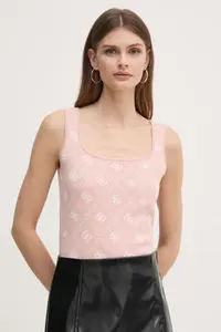 Топ с добавлением шерсти SARAH Guess, розовый