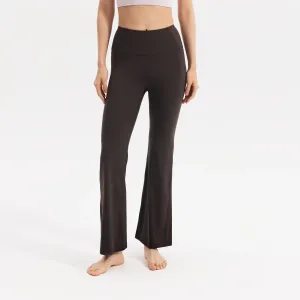 Женские флисовые леггинсы для йоги Domyos - какао