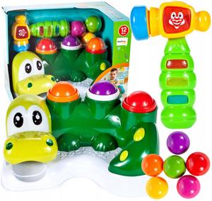 Игра «Крокодил» + молоток + 6 мячей U317 elektrostator
