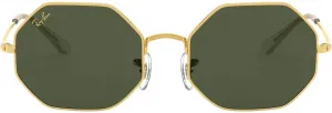 Солнцезащитные очки Ray-Ban Unisex Rb1972 Octagon Evolve Photochromic Octagonal, Legend Gold/G-15 Green