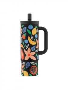 24Bottles Стаканчик для напитков из соломы, 800 мл, цвет тропический нуар