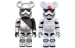 BE@RBRICK Captain Phasma & FN-2187 2 Pack White