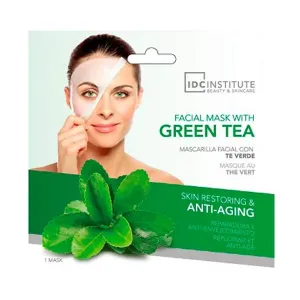 Антивозрастная маска для лица с зеленым чаем Facial Mask With Green Tea Idc Institute, 1 UD