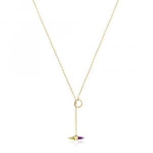 Колье с подвеской Tous Lure With Gemstones, золото/драгоценные камни