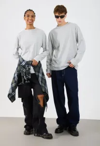 Комплект из 3 футболок унисекс свободного кроя с длинными рукавами. Yourturn, Gray/