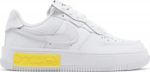 Кроссовки Nike Wmns Air Force 1 Fontanka 'White Opti Yellow', белый