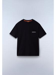 Футболка S-Fanes Ss черного цвета Napapijri