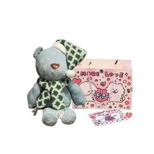 Плюшевый мишка, плюшевая кукла, высота 38 см Love of wormwood, зеленый