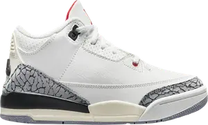 Кроссовки Air Jordan 3 Retro PS White Cement Reimagined, белый