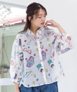 Рубашка ScoLar Retro с принтом по всей поверхности (женская) Gsc Womens Select, цвет White