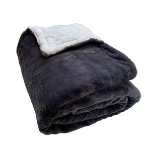 Плед на подкладке под кролика антрацитово-серый  Le Comptoir De La Plage, серый