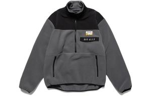 Флисовая толстовка с полумолнией HUMAN MADE, серый