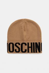 Шерстяная шапка Moschino, бежевый