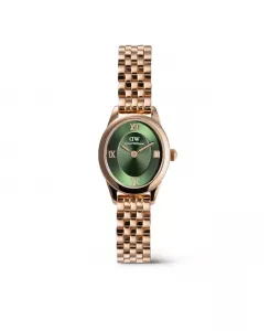 Женские часы с аналоговым циферблатом из нержавеющей стали с розовым золотым покрытием, 22 мм Daniel Wellington