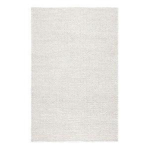 Ковер из цельной шерсти с толстым плетением Nuloom, белый, 92x153 см