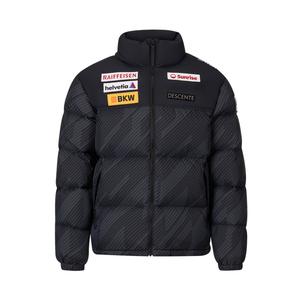 DESCENTE Короткая пуховая куртка CH National Team Collaboration для мужчин и женщин, BW-Tap Shoe (print)