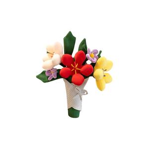 Плюшевая кукла для букета милая ручная высота 30см TLXT, красный