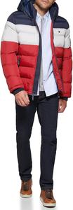 Мужская стеганая куртка с капюшоном Tommy Hilfiger (стандартная и для больших и высоких), Midnight/Ice/Red