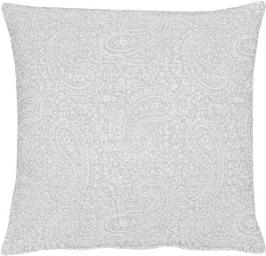 APELT декоративная подушка "7907 Uni Paisley", чехол с наполнителем, 1 шт 48х48 см, серый