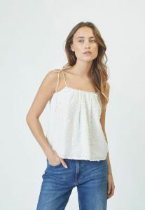 Топ NESSACC SINGLETT Co'couture, белый