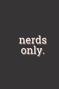 Nerd Notebook: Notebooks for the nerdy ones (Independently published)
