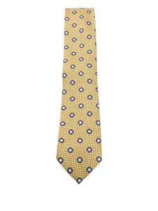 Шелковый галстук Zegna, оранжевый