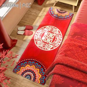 Dajiang Ковер 45x160 см для спальни/гостиной, впитывающий, праздничный, Wedding Special, Jilong Zhixi