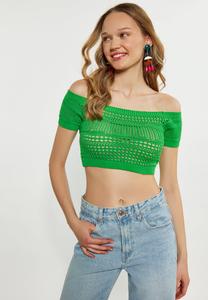 Футболка myMo Basic T-shirt, Grün/Green