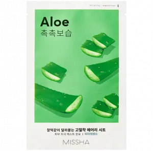 Missha Airy Fit увлажняющая и придающая эластичность тканевая маска для лица, 19 г