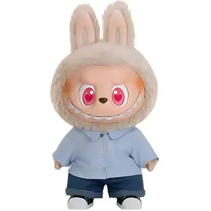 Коллекционная игрушка POP MART Labubu The Monsters Flipwith Me 40 см, бежевый