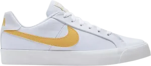 Кроссовки Nike Wmns Court Royale AC Canvas 'White Topaz Gold', белый